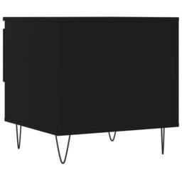 Berkfield Home Modern Coffee Tables 2 pcs Black 50x46x50 cm Engineered Wood - Size: 50 x 46 x 50 cm - thumbnail 9