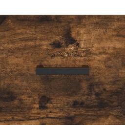 Berkfield Home Highboard Smoked Oak 69.5x31x115 cm Engineered Wood in Brown - thumbnail 9