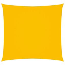 Berkfield Home Sunshade Sail Oxford Fabric Square 6x6 m Yellow - thumbnail 2