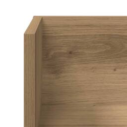 Berkfield Home Wall Shelves 2 pcs Artisan Oak 75x16.5x16.5 cm Engineered Wood in Brown - thumbnail 9