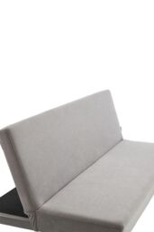 Living and Home Modern Convertible Sofa Bed in Dark Grey - thumbnail 6