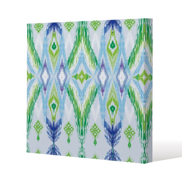 Benjamin Tate Design Ethnic style Modern scarf (Canvas Print) / 61 x 61 x 4cm in Natural - Size: 61 x 61 x 4 cm - image 1