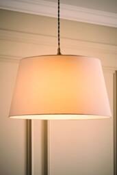 ValueLights Aspen White Tapered Easy Fit Pendant Lamp Shade - Size: Large - thumbnail 2
