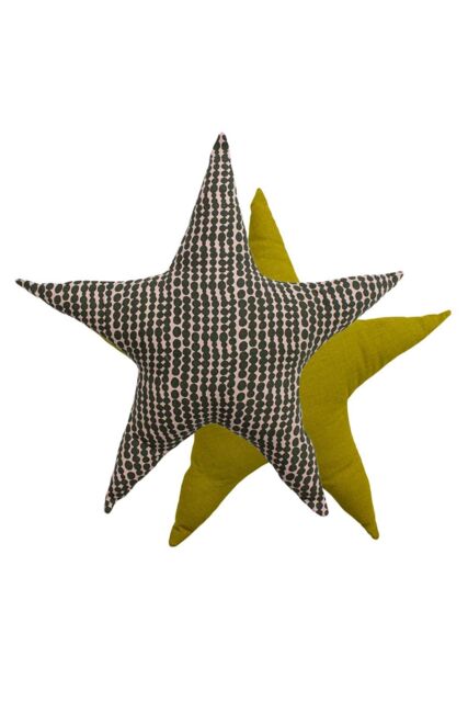 Furn Printed Star Novelty Cushion in Pink - image 1