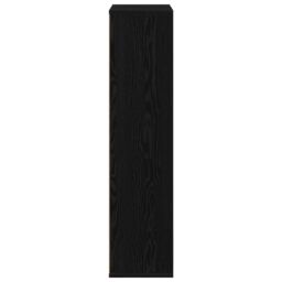 Berkfield Home Bookcase Black Oak 50x25x105 cm Engineered Wood - Size: 50 x 25 x 105 cm - thumbnail 7