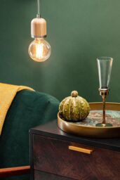 BHS Lighting Seth Pendant Ceiling Light in Metallic Silver - thumbnail 4
