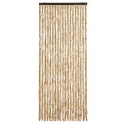 Berkfield Home Insect Curtain Beige 56x185 cm Chenille - thumbnail 3