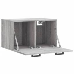 Berkfield Home Wall Cabinet Grey Sonoma 60x36.5x35 cm Engineered Wood - thumbnail 6