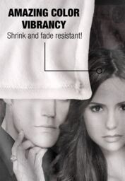 Warner Brothers Vampire Diaries That was Then Silky Touch Super Soft Throw Blanket in White - thumbnail 4