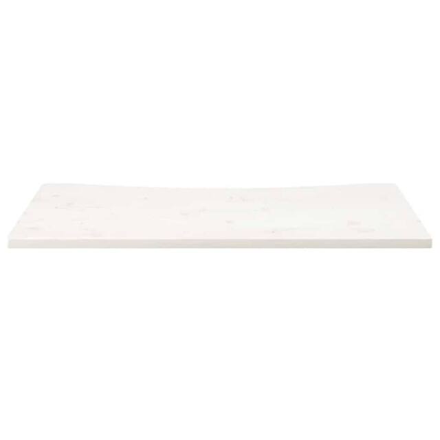 Berkfield Home Beautiful Desk Top White 100x50x2.5 cm Solid Wood Pine - image 1