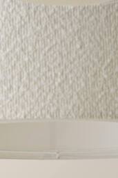 ValueLights Livie Boucle XL Easy Fit Ceiling Floor Lamp Shade 50cm in Cream - thumbnail 5