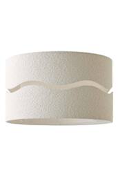 ValueLights Livie Boucle XL Easy Fit Ceiling Floor Lamp Shade 50cm in Cream - thumbnail 6