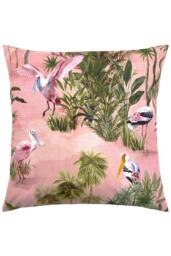 Paoletti Platalea Tropical Water & UV Resistant Outdoor Cushion in Pink