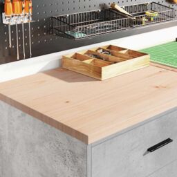 Berkfield Home Garage Cabinets 2 pcs Concrete Grey Engineered Wood - thumbnail 3