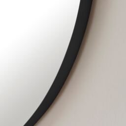 FurnitureboxUK Vita Irregular Pebble Wall Mirror with Black Or Gold Frame - thumbnail 4