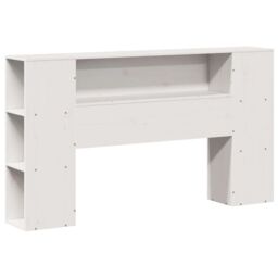 Berkfield Home Bookcase Bed without Mattress White 160x200 cm Solid Wood Pine - thumbnail 6