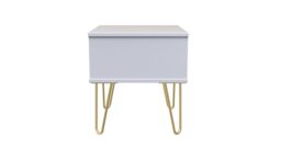 Ready Assembled 2 U Dallas 1 Drawer Bedside (Ready Assembled) in Dark Blue - thumbnail 2