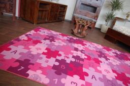 RugsX Puzzle Rug in Purple - Size: 400 cm x 400 cm - thumbnail 4