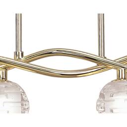 Netlighting Dali Telescopic Linear Pendant Line 4 Light G9 Polished Brass in Gold - thumbnail 5