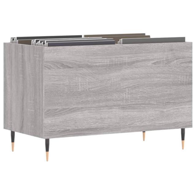 Berkfield Home Record Cabinet Grey Sonoma 74.5x38x48 cm Engineered Wood - image 1