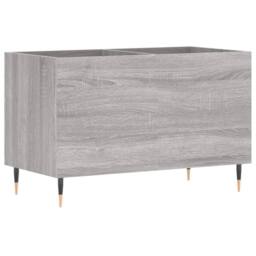 Berkfield Home Record Cabinet Grey Sonoma 74.5x38x48 cm Engineered Wood - thumbnail 6
