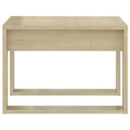 Berkfield Home Side Table Sonoma Oak 50x50x35 cm Engineered Wood in Light Tan - Size: 50 x 50 x 35 cm - thumbnail 6