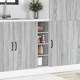 Berkfield Home Bottom Cabinet Grey Sonoma 20x44, 5x81, 5 cm Engineered Wood - thumbnail 3