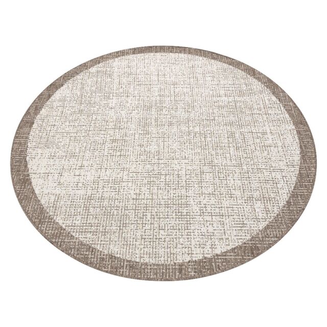 RugsX Floorlux Rug in Beige - Size: 160 cm diameter - image 1