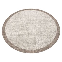 RugsX Floorlux Rug in Beige - Size: 160 cm diameter - thumbnail 1