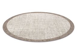 RugsX Floorlux Rug in Beige - Size: 160 cm diameter - thumbnail 3