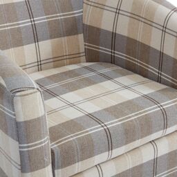 Home Detail Canberra Tub Chair Accent Chair With Wooden Legs in Beige - thumbnail 4
