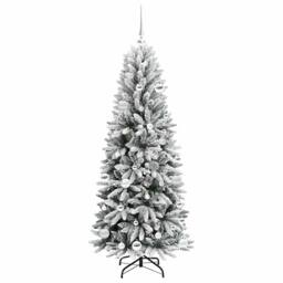 Berkfield Home Green Artificial Christmas Tree with 150 LEDs White 63 x 63 x 150 cm - thumbnail 4