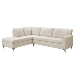 Home Detail Alyssum Left-Hand Corner Sofa in Beige - Size: 4 Person - thumbnail 3