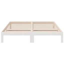 Berkfield Home Bed Frame without Mattress White 180x200 cm Super King Solid Wood Pine - thumbnail 5