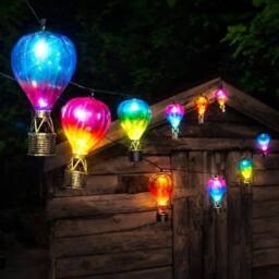 SPETLEK 2.7m Solar Hot Air Balloon LED Multicolour Hanging - thumbnail 1