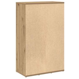 Berkfield Home Book Cabinet Artisan Oak 50x25x80 cm Engineered Wood in Brown - Size: 50 x 25 x 80 cm - thumbnail 7