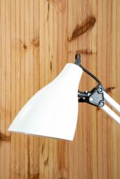 Orsina Black Desk Lamp, Adjustable Arm & Head With Sleek Metal Frame, Matte Finish Offers Clean in White - thumbnail 3