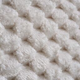 Birlea Hatti White Faux Fur & Natural Wooden Bed Frame King size in Off-White - thumbnail 6