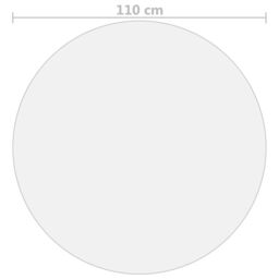 Berkfield Home Table Protector Matte √ò 110 cm 2 mm PVC - thumbnail 5