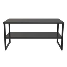 Ready Assembled 2 U Tamworth XXL Coffee Table 1000x500 (Ready Assembled) in Black - thumbnail 1