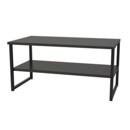 Ready Assembled 2 U Tamworth XXL Coffee Table 1000x500 (Ready Assembled) in Black - thumbnail 3