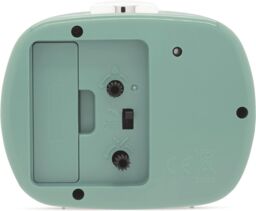 Acctim Camille Analogue Alarm Clock Quartz Luminous Hands Chrome Bezel in Pale Green - thumbnail 3