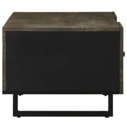 Berkfield Home Coffee Table Black 100x54x40 cm Solid Wood Mango - Size: 100 x 54 x 40 cm - thumbnail 4