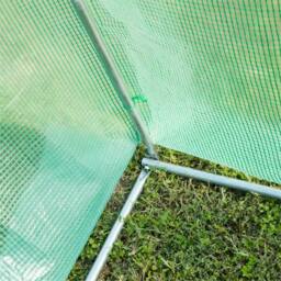 SPETLEK Polytunnel Greenhouse 3x2m Galvanised Steel Frame with Zipped Door in Green - thumbnail 5