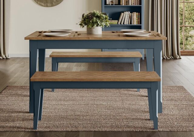 Baumhaus Signature Blue Dining Table - Size: 1 Pack - image 1