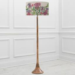 Voyage Maison Kinross Floor Lamp With Fairytale Bristle Eva Lampshade in Brown - thumbnail 1