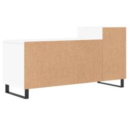 Berkfield Home TV Cabinet White 100x35x55 cm Engineered Wood - Size: 100 x 35 x 55 cm - thumbnail 8