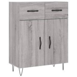Berkfield Home Highboard Grey Sonoma 69.5x34x180 cm Engineered Wood - thumbnail 7
