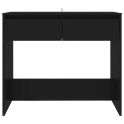 Berkfield Home Decorative Console Table Black 89x41x76.5 cm Steel - thumbnail 5