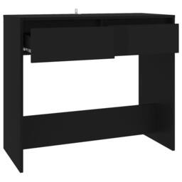 Berkfield Home Decorative Console Table Black 89x41x76.5 cm Steel - thumbnail 7